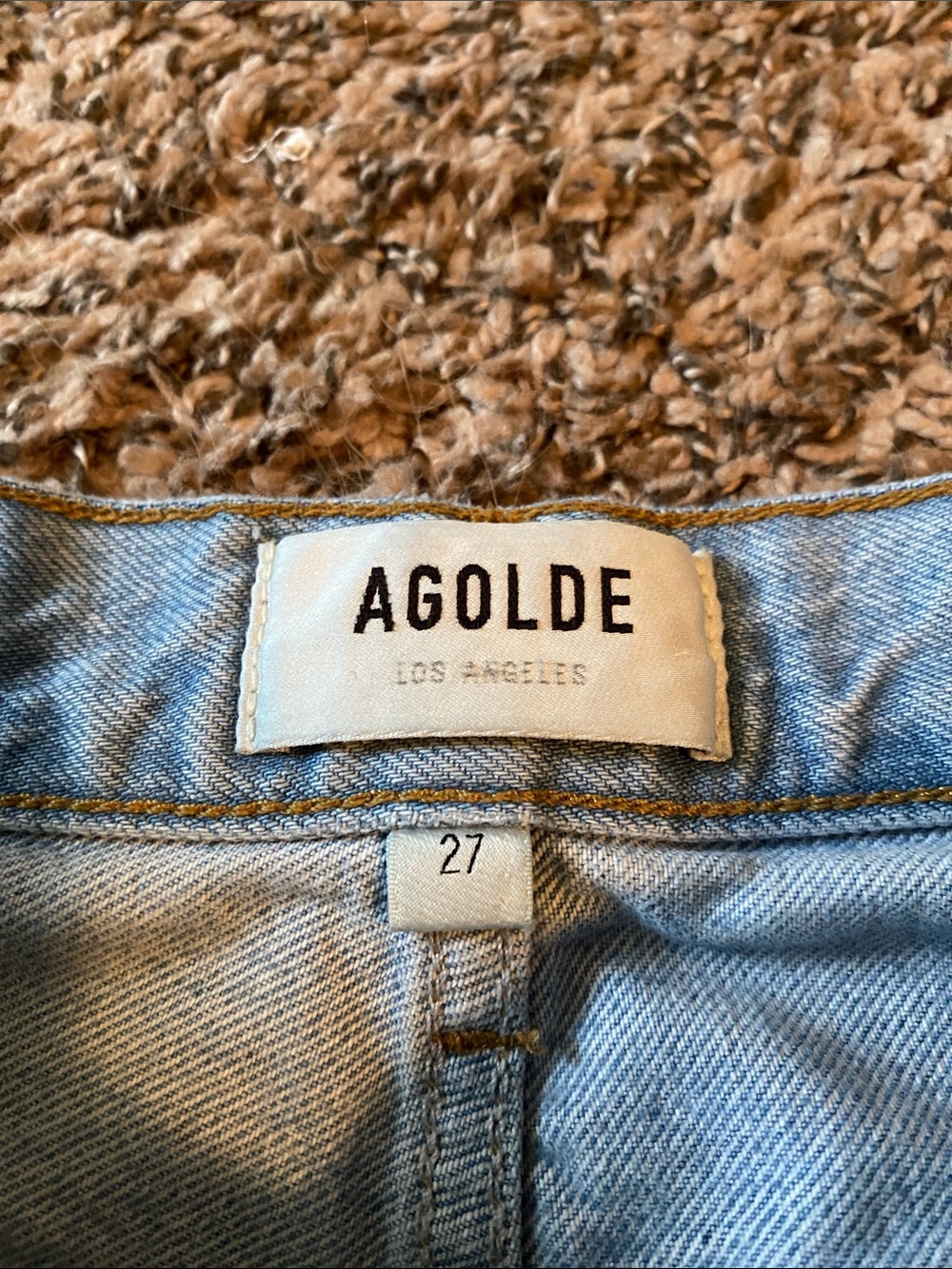 AMIRI Men's Pale Blue Cargo Pants with Patch Pockets - Picture 1 of 4